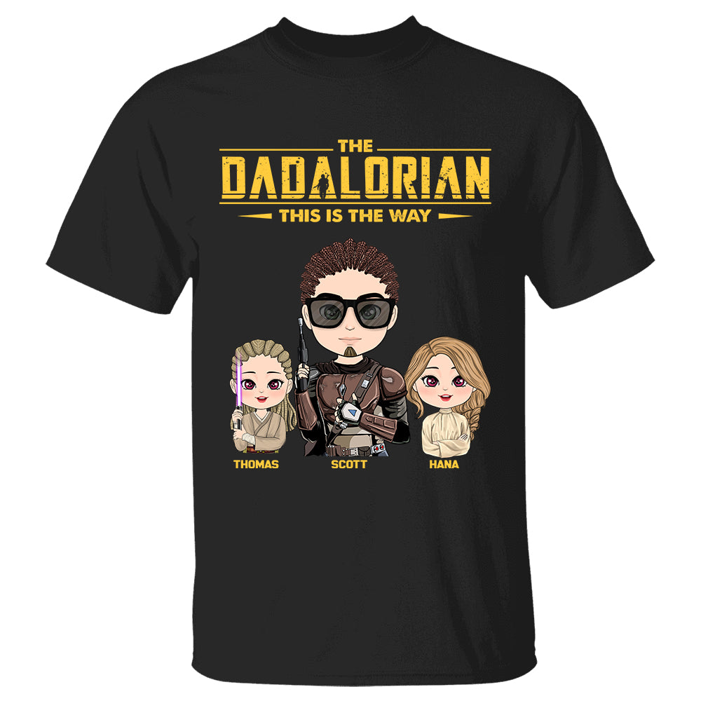 The Dadalorian This Is The Way Personalized Shirt Gift For Dad - Father's Day Gift - Birthday Gift For Him