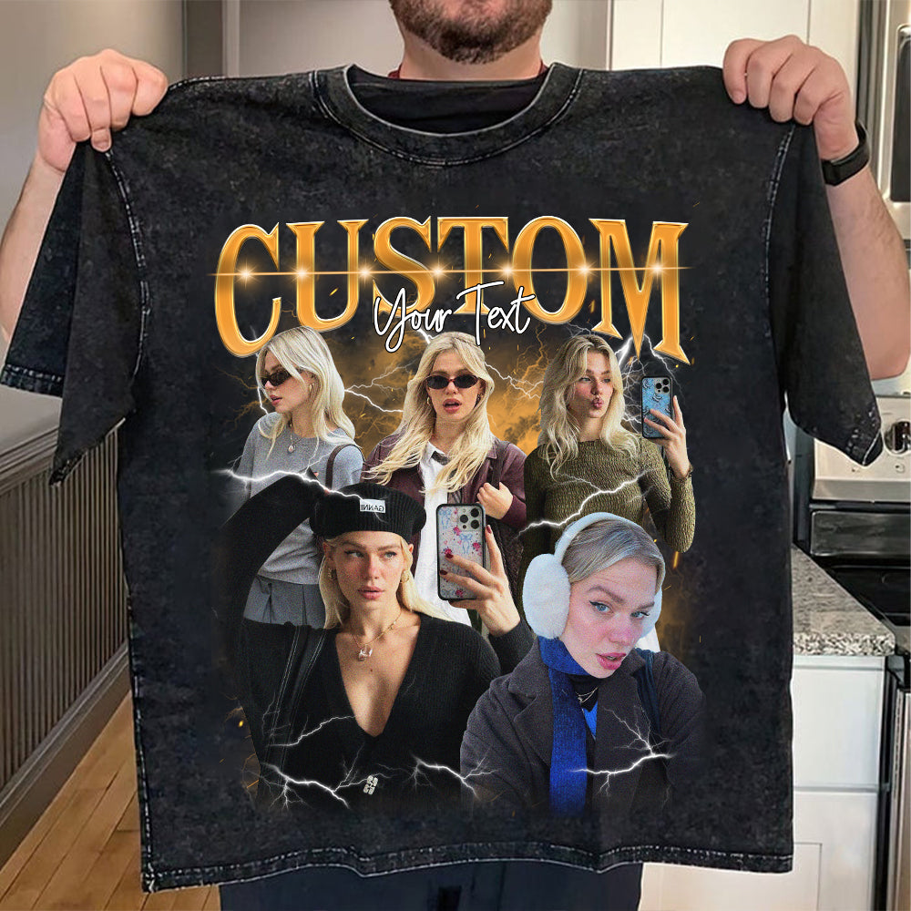 Custom Bootleg Rap Tee, Custom Photo - Vintage Graphic 90s T-shirt, Custom Photo Shirt, Custom Your Own Bootleg Idea Here, Insert Your Design