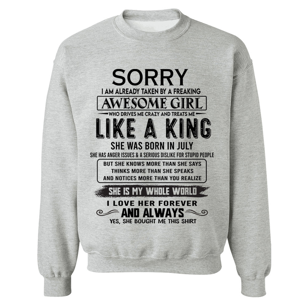 Awesome Girl Born In July - Special Gift For Your Boyfriend, Husband
