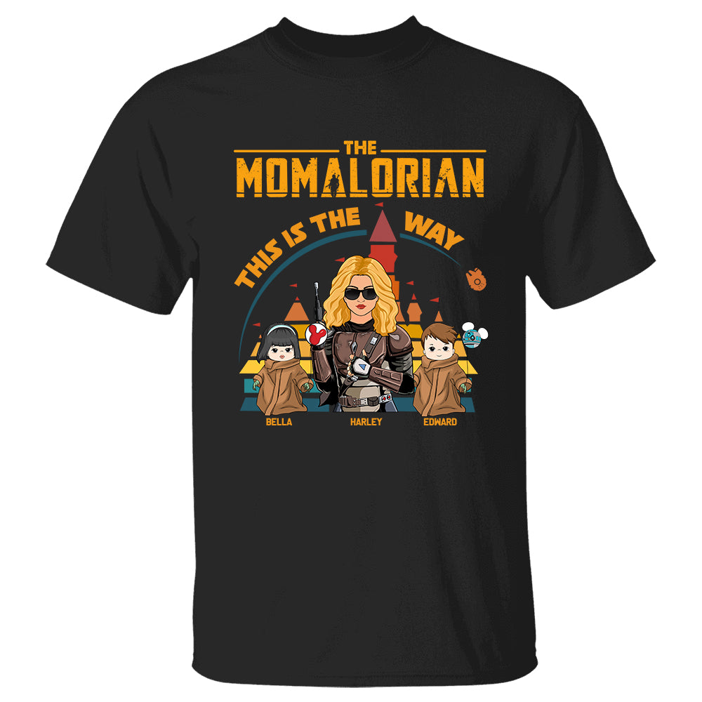 The Momalorian - Personalized Shirt For Mom Dad