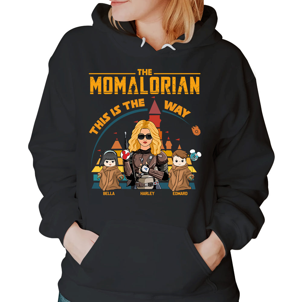 The Momalorian - Personalized Shirt For Mom Dad