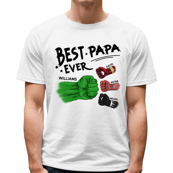 T shirt message new arrivals papa