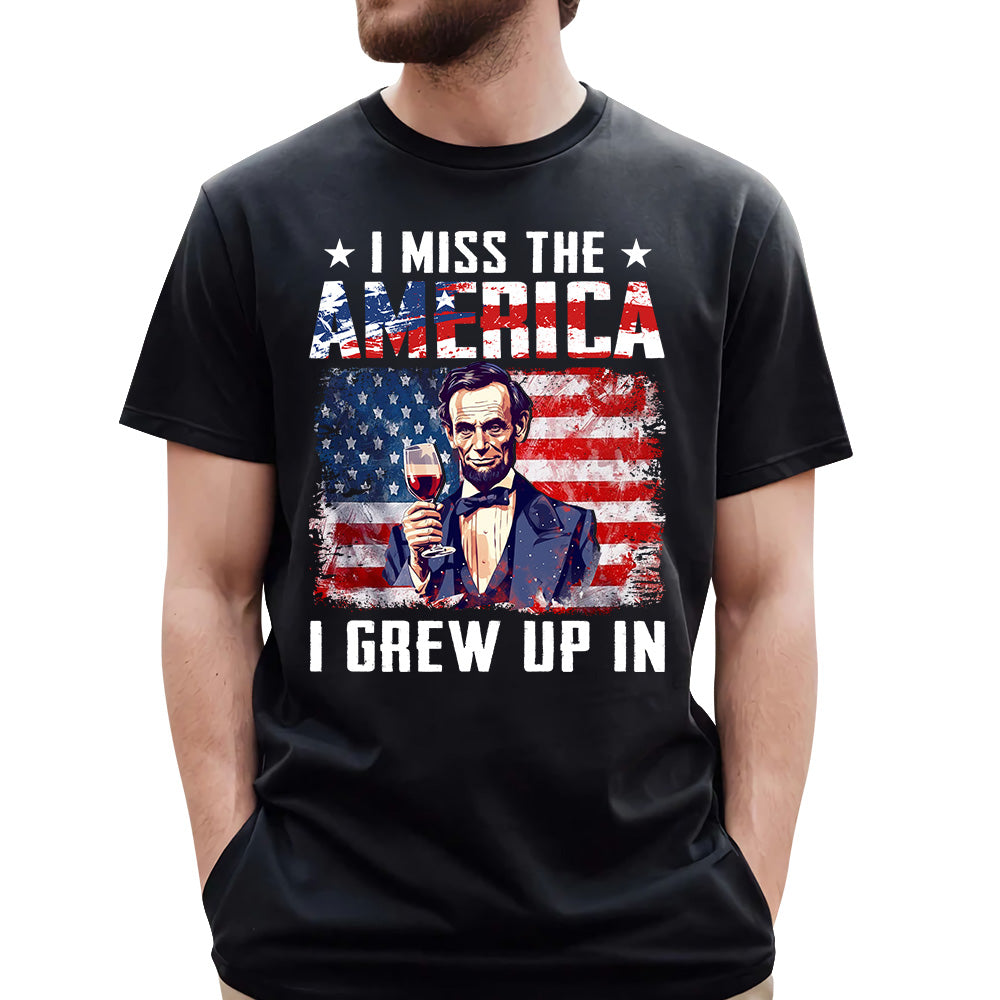 I Miss The America I Grew Up In Personalized Patriot Shirt