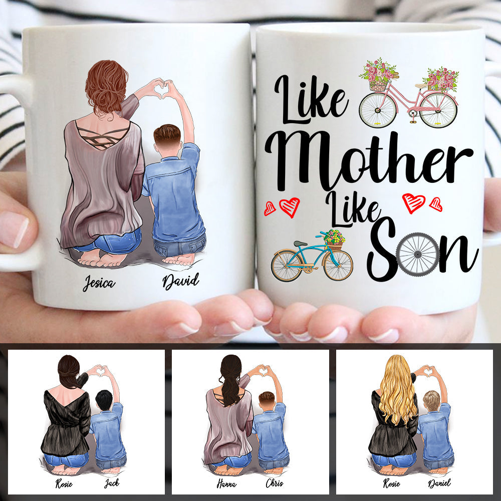 Personalized Like Mother Like Son Mug For Mom Form Son