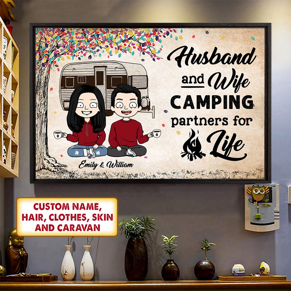 Husband and wife Camping partners for life, personalized cutting board, Rv  gifts, Rv decor, Camper decor, Wedding gift - Large: 13.75 x 9.75/4 -  Yahoo Shopping