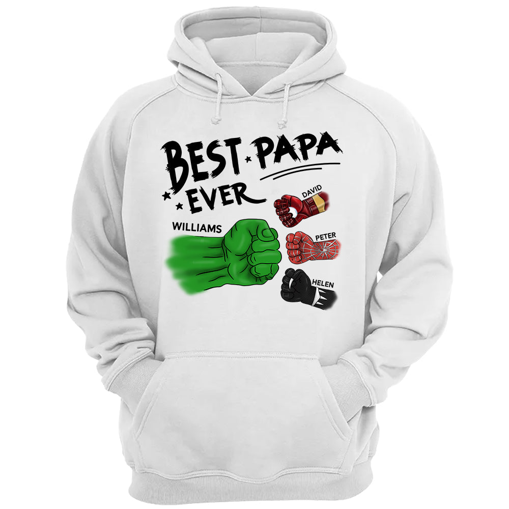 Best Papa Ever Personalized Shirt