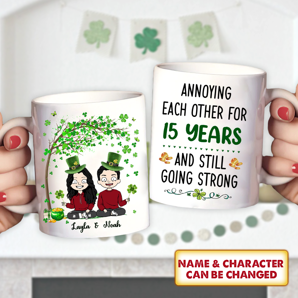Annoying Each Other For Many Years And Still Going Strong Custom Mug Gift For Couple