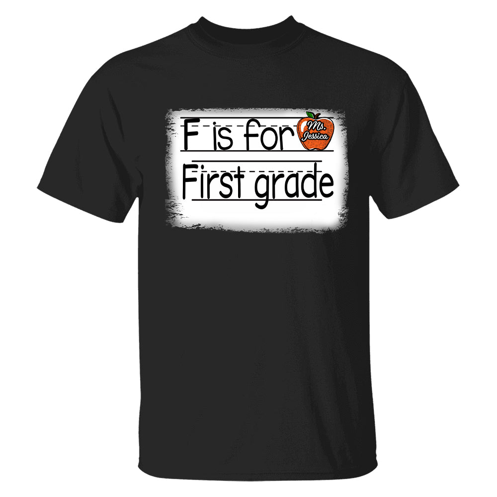 Teacher Personalized Shirt Custom Your Title Gift For Teacher