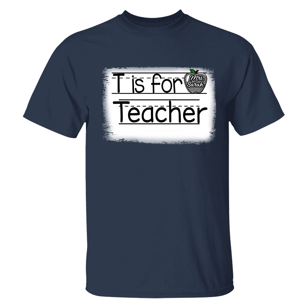 Teacher Personalized Shirt Custom Your Title Gift For Teacher