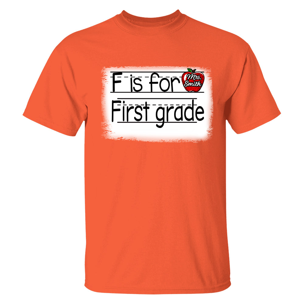Teacher Personalized Shirt Custom Your Title Gift For Teacher