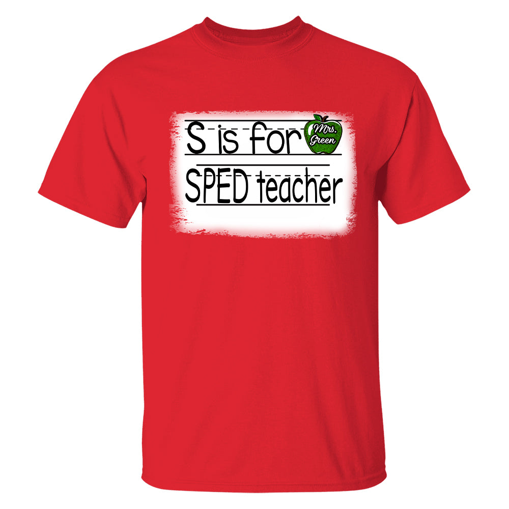 Teacher Personalized Shirt Custom Your Title Gift For Teacher