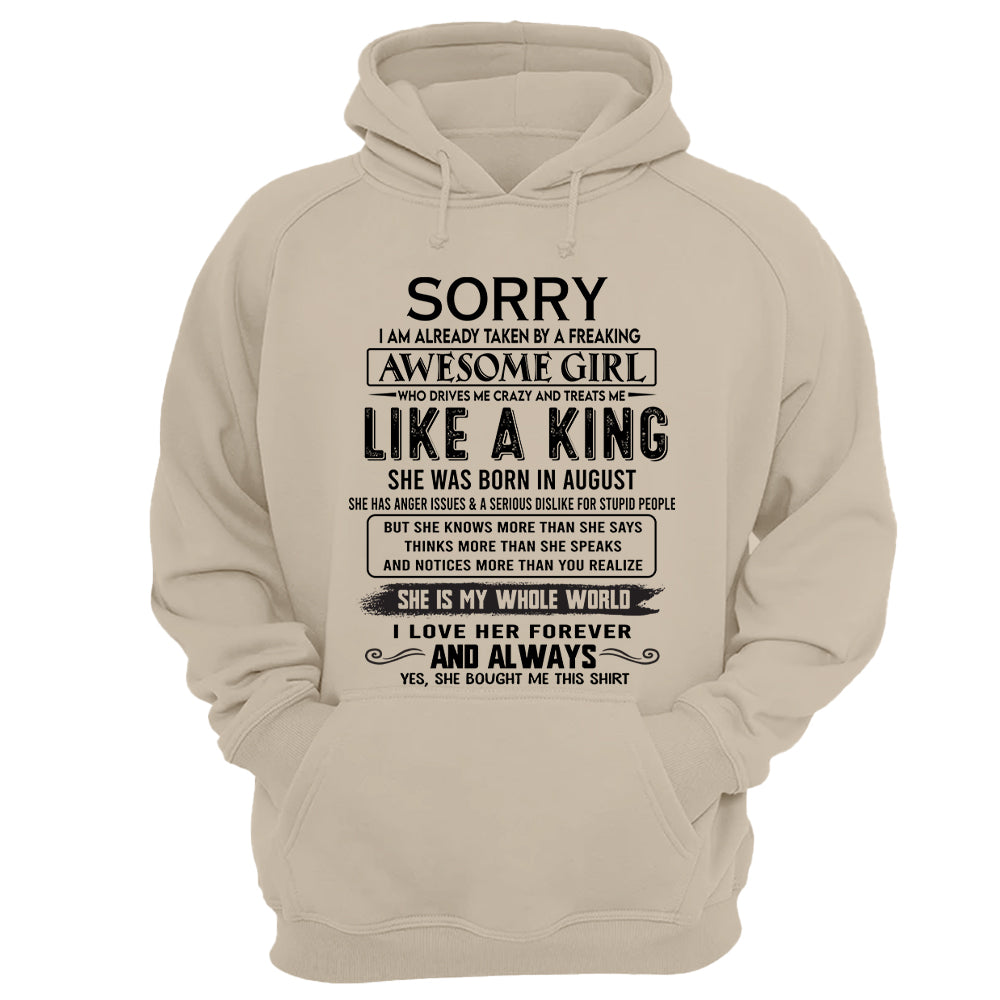 Awesome Girl Born In August - Special Gift For Your Boyfriend, Husband