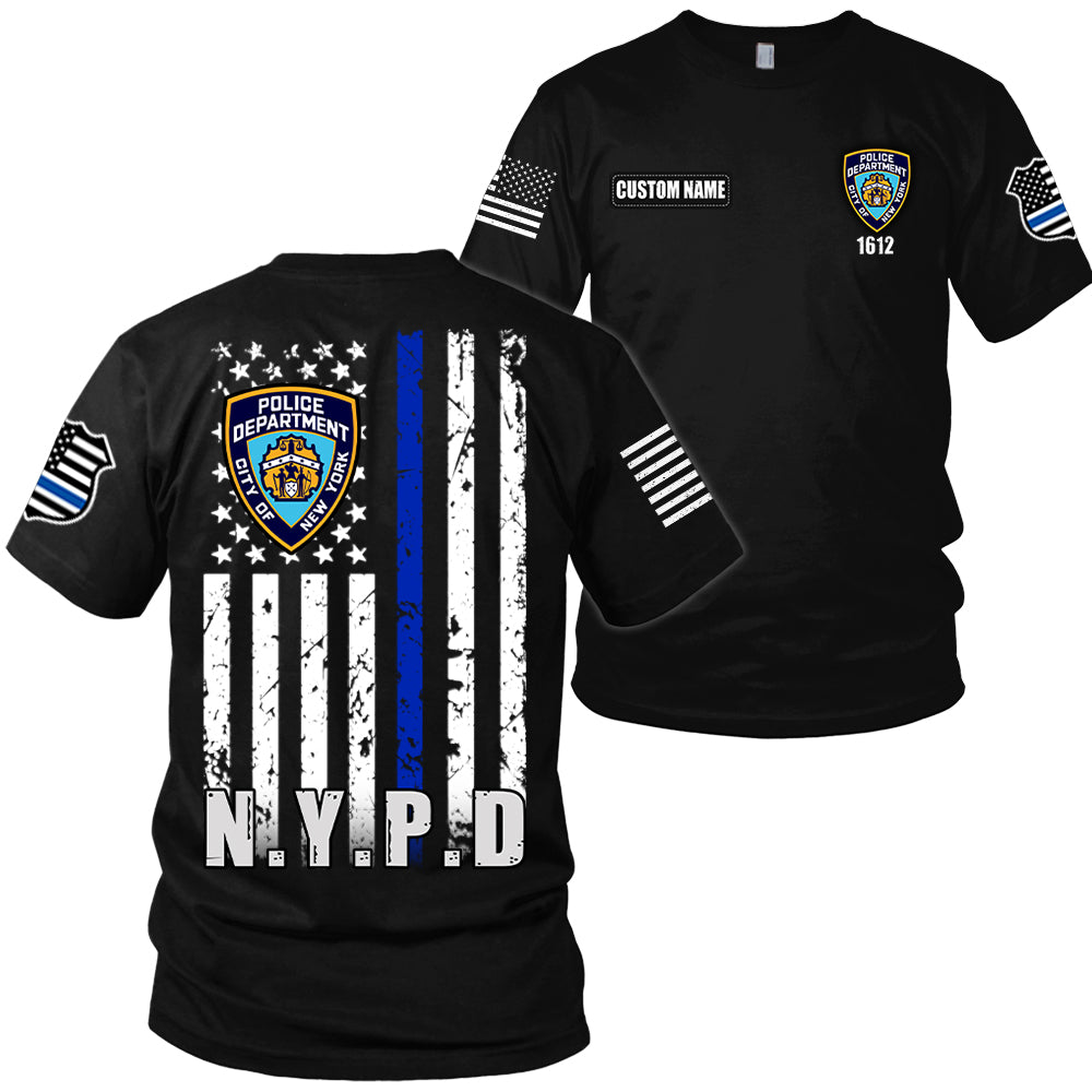 Custom All Over Print Shirt For Police Custom Police Shirt K1702
