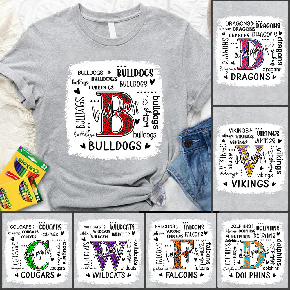 School Mascot Personalized Shirt School Spirits Gift For Teacher