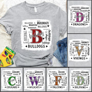 School Mascot Personalized Shirt School Spirits Gift For Teacher