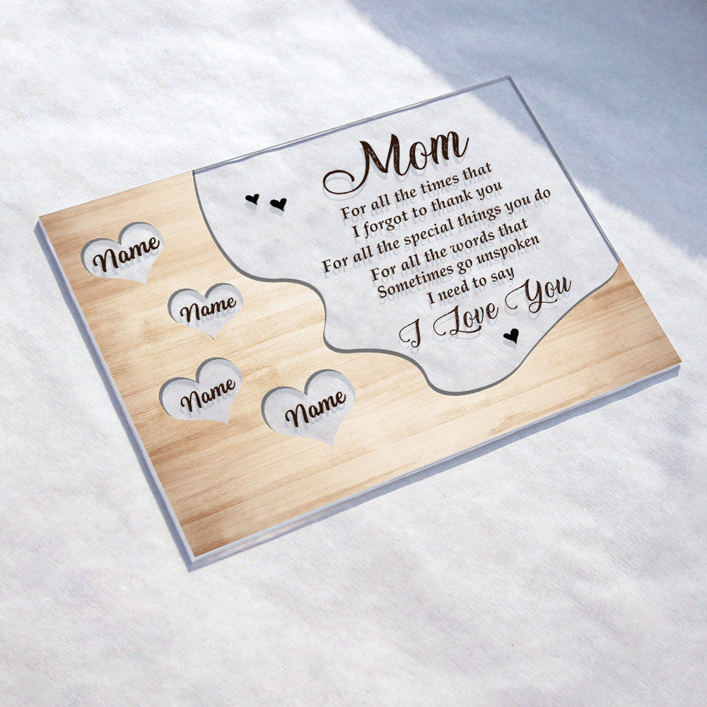 I Need To Say I Love You - Gift For Mom, Grandma - Personalized
