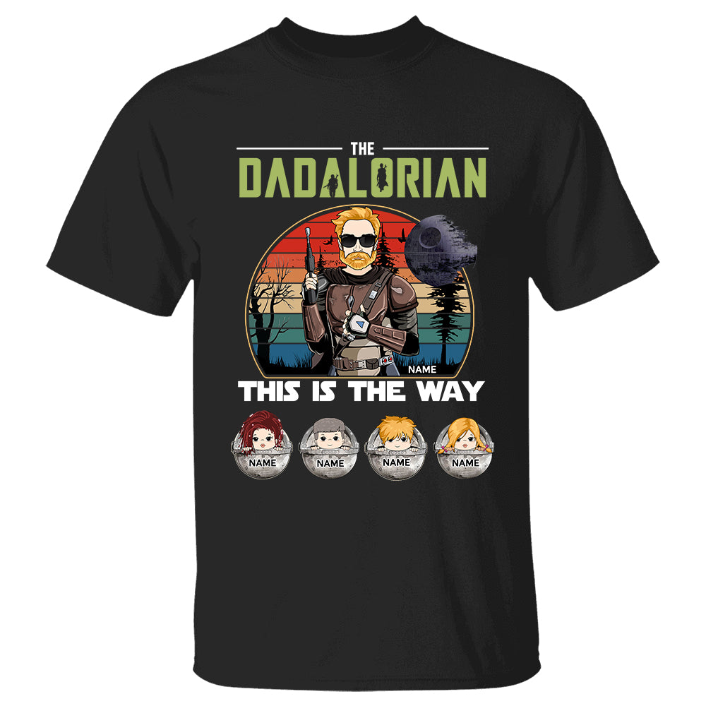 Dadalorian This Is The Way Customize Shirt
