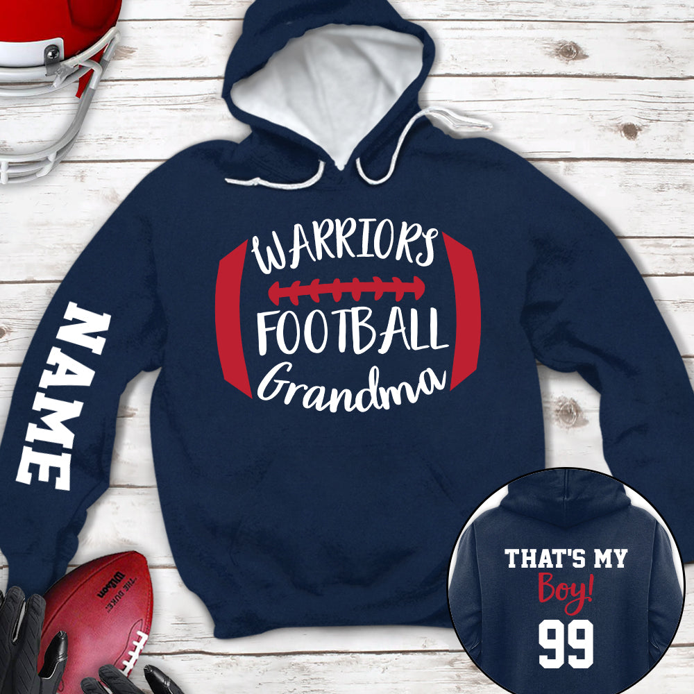 American Football Hoodie - Navy