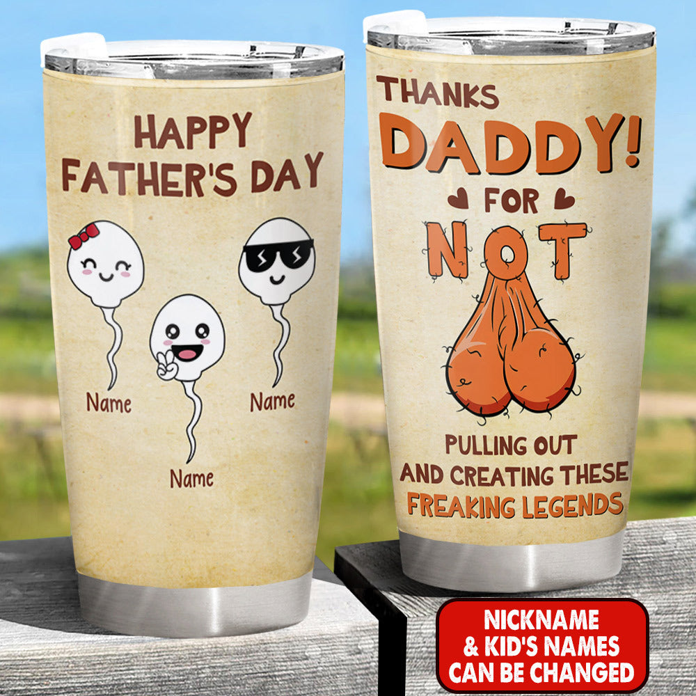 Personalized Firefighter Dad And Child Never Lose Custom Tumbler - Wander  Prints™